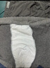 浪莎（LangSha）男士内裤男纯棉透气抗菌内档大码平角裤舒适四角短裤衩4条装 浅灰+中灰+深灰+黑灰 L /170 实拍图