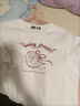 森马（Semir）短袖t恤女中长款清爽海洋精灵印花25夏凉感抗菌上衣109325100031 实拍图