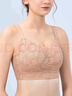 千奈美内衣女大胸显小薄款无痕无钢圈全罩杯收副乳文胸 黑色 L 实拍图