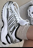 adidas「寻光者」SPIRITAIN 2.0厚底网面老爹鞋阿迪达斯轻运动 白色/金属银/黑色   38.5 实拍图