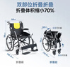 鱼跃(yuwell)手动轮椅车H053C铝合金折背折叠轻便老年残疾人代步 实拍图