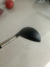 欧菲斯铂金硅胶锅铲不粘锅专用铲子炒菜铲漏勺汤勺饭勺套装 汤勺（铂金级无硫）-31.6CM 实拍图