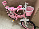 紫榕 儿童自行车女孩单车3-8岁公主款脚踏车男女宝宝小孩童车 公主粉【京仓直发】闪轮护具套装 16寸 适合100-120cm 实拍图
