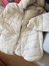 鸭鸭（YAYA）佟丽娅同款秋冬轻薄羽绒服女冬装短款鸭绒轻型薄款女士保暖外套K 米白色 4XL (185) 实拍图