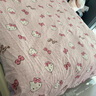 恩兴kitty纯棉床上四件套全棉儿童被套可爱床品学生宿舍床单人三件套 TZ蝴蝶结kitty【三丽鸥正版授权】 1.8m床 床单款 四件套-被套200*230cm 实拍图