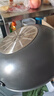 三禾无涂层不粘炒锅炒菜锅钛合金钛钛锅32cm天穹黑配钢铲LC32S1 实拍图