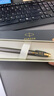 派克（PARKER）签字笔 商务办公练字礼品生日礼物 IM灰金夹宝珠笔 实拍图