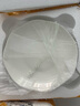 家用造型款北欧风现代风花瓣造型创意釉下彩简约家用8英寸花边盘 象牙白 4个装 实拍图