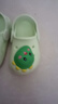 牧童儿童拖鞋夏男宝宝洞洞鞋软底女童卡通洗澡婴幼儿家居鞋奶龙绿140 实拍图