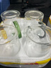 青苹果耐热玻璃水杯465ml四只 四色把手玻璃杯 围炉煮茶杯牛奶杯 实拍图