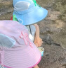 卡尔美（KELME）儿童防晒帽子遮阳帽男童女童防紫外线披风大帽檐夏海边沙滩太阳帽 实拍图