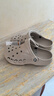 卡骆驰crocs洞洞鞋贝雅男鞋女鞋轻便耐磨一脚蹬拖鞋休闲鞋|10126 卵石色-2V3 40 (250mm) 实拍图