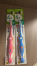 SUNSTAR日本进口儿童牙膏牙刷婴幼儿童1-12岁宝宝低氟防蛀水果味 6-12岁牙刷3支（颜色随机） 实拍图