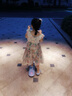 迪士尼（Disney）滑板车儿童加大加宽全闪艾莎公主平衡车可升降扭扭脚踏滑步车 实拍图