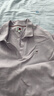TOMMY JEANS【透气舒适】春夏女装珠地棉气质收腰显瘦V领宽松长裙连衣裙 淡紫色W06 M （推荐：110-125斤） 实拍图