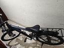 永久山地车自行车成人男女学生变速铝合金油碟公路自行车越野减震单车 摩天灰【铝架 线碟刹】减震+礼包 24寸24速【推荐145-170cm】 实拍图