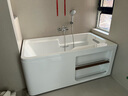 科勒（KOHLER） 浴缸家用浴室整体独立式浴缸希尔维亚克力浴缸泡澡亲子浴缸 右角位99018T(1500x800)1.5m 实拍图