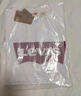 Levi's李维斯情侣美式宽松印花时尚简约舒适潮流纯棉圆领短袖T恤 黑色 002A0-0001 M 实拍图