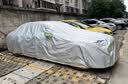 京致享车衣全车罩防晒防雨防尘罩防风遮阳布挡雨布加厚防雪霜套专车定制 适用于奔驰C级C200L C260L专用车衣全车罩 银色加棉加厚牛津布汽车衣罩外套 实拍图