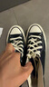 匡威（Converse）官方 1970S经典帆布男女休闲运动鞋黑色162050C 162050C/黑色 37.5 实拍图