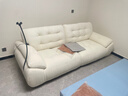 卡尔适奶油风布艺沙发客厅2025新款小户型防猫抓布雪尼尔直排沙发太空云 【云端舒适坐感】2.8米多人位 【防螨亲肤母婴级】雪尼尔 实拍图