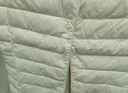 雪中飞经典新款基础舒适轻薄羽绒便捷短款保暖羽绒小马甲轻盈便携舒适 浅亚麻|7100-女 L 170/92A 实拍图