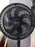 美的（Midea）【超级单品】七叶轻音立式电风扇家用柔风落地扇台式桌面小型风扇大风量节能摇头宿舍电扇 SAF30AB 实拍图