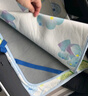 babycare婴儿凉席宝宝透气吸汗婴儿床冰丝席儿童水洗泡泡树蓝65*120CM 实拍图