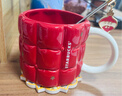 星巴克（Starbucks）红色格纹款马克杯(配搅拌棒)490ml陶瓷杯水杯咖啡杯生日礼物 实拍图