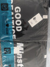 布恩普【两件装】夏季短袖t恤男韩版ins潮流宽松青少年五分半袖体恤男 GOOD黑色+Mi1黑色 5XL【建议体重180-200斤左右】 实拍图