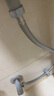 九牧（JOMOO）不锈钢金属冷热进水马桶热水器软管60cm H5688-060101C-1 实拍图