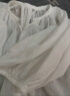 无印良品（MUJI）女式 强捻短袖罩衫 t恤上衣打底衫女款内搭女装25年夏季 BC2LLC5S 米白色 M (160/84A) 晒单实拍图