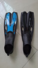 WATERTIME/水川 男女成人专业浮潜游泳训练长脚蹼蛙鞋潜水装备用品 黑S 实拍图