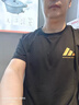 阿迪达斯短袖男2025夏季运动亲肤透气轻薄速干T恤 黑/金 XL  实拍图