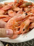 三只海豚 大号熟冻北极甜虾净重3斤 90/120规格 带籽 解冻即食 冰虾 海鲜 实拍图