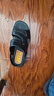 正品实心牛筋夏季凉鞋防水沙滩鞋男士外穿新款防滑耐磨休闲拖鞋 牛筋大底（黑色） 42 (偏小一码) 实拍图