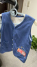 舒贝怡婴儿衣服马甲春秋款两面穿男女童装背心宝宝坎肩马夹上衣藏青90 实拍图