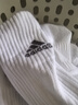 adidas三双装舒适袜子男女阿迪达斯官方   白色/灰   M 实拍图