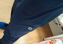 必迈新款跑步速干裤运动长裤直筒冰薄修身轻薄腰包运动户外训练裤 冬夜黑【男】 2XL 实拍图