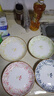 家用大号微波炉专用碗盘碟子加热耐热器皿耐高温用具陶釉下彩精致 四季繁花7.0英寸菜盘4个装 实拍图