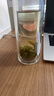 【⭐京东物流配送】高硼硅双层玻璃杯大容量泡茶杯水杯子茶水分离 【双层加厚】茶杯 350ml 1只 实拍图