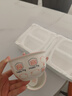 釉下彩可爱卡通碗碟套装家用高颜值陶瓷碗筷盘餐具 2碗2勺 4件套 实拍图