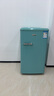 志高复古小冰箱迷你小型双门家用 冷藏冷冻两用节能轻音电冰箱 欧式现代家装网红颜值款化妆品茶叶 98升单门复古蓝【冷藏+软冷冻】 实拍图