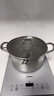 美厨（maxcook）汤锅 304不锈钢汤锅汤煲22cm 加厚复合底 电磁炉通用MCT8237 实拍图