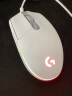 罗技（G）G102第二代游戏鼠标 RGB流光灯效鼠标 轻量化  游戏级8000DPI传感器 黑色 200-8000DPI 实拍图