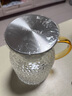 富光耐热玻璃凉水壶大容量家用果汁杯花茶杯茶壶冷水壶锤纹壶1200ML 实拍图