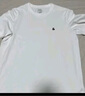 杰克·琼斯（JACK&JONES）25年男装T恤男夏季T恤舒适男士短袖凉感多色上衣纯色水洗不易走形 A06白色 XS 165 实拍图