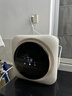 奥特优（AOTEYOU）内裤内衣洗衣机双桶小型洗衣机全自动迷你壁挂式洗衣机滚筒婴儿双舱分桶专用洗袜子机神器洗烘一体 玉石白【单舱桌面】不锈钢滚筒|洗烘一体 实拍图