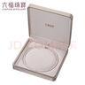 六福珠宝 珍珠项链Ag925花形扣莹泽淡水珍珠颈链 F87DSN001 总重约25.92克 实拍图