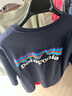 巴塔哥尼亚（Patagonia）男女情侣通勤短袖夏季P-6 Logo混纺棉休闲潮流户外透气T恤 38504 NENA M 实拍图
